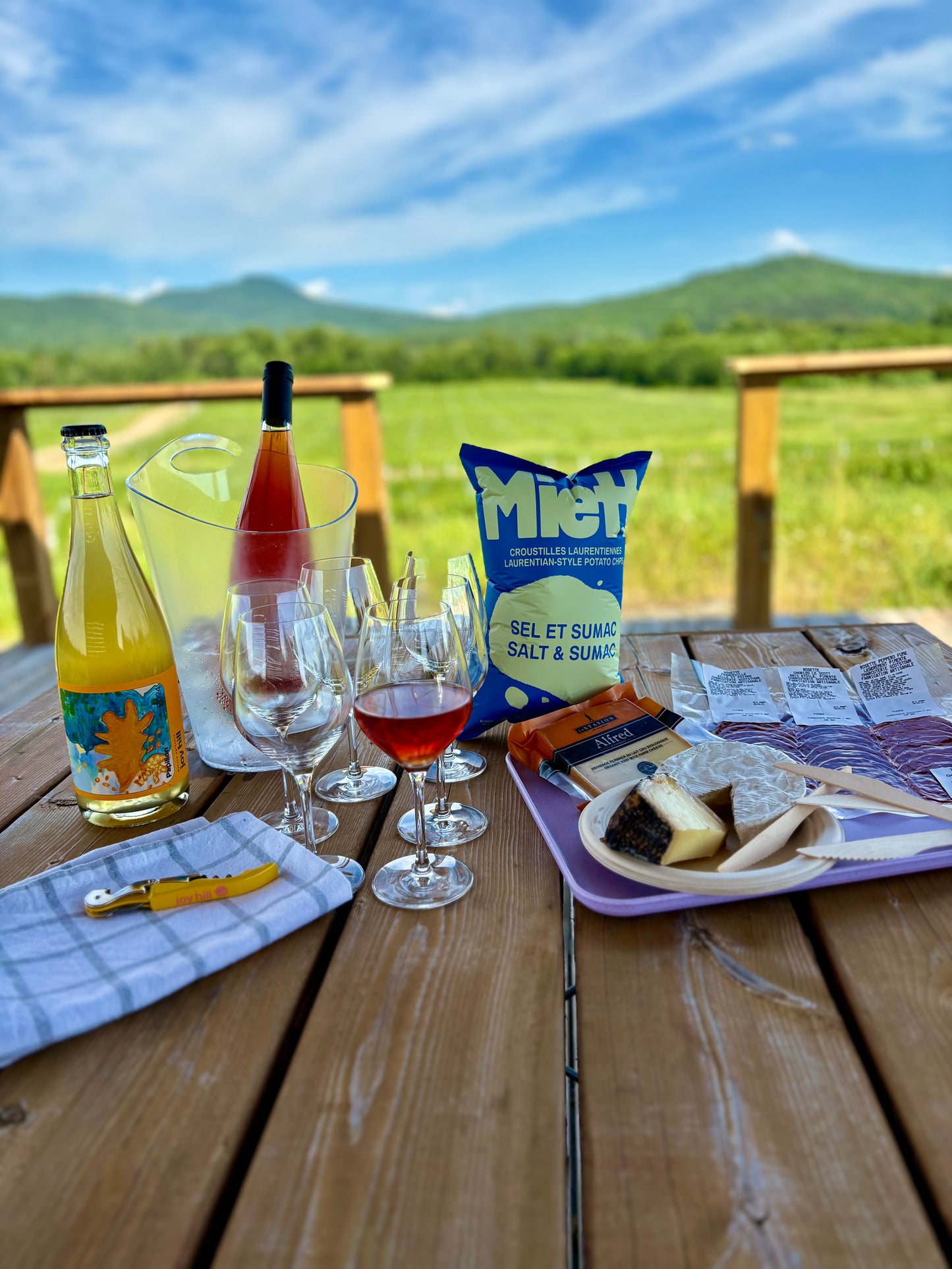 Panier apéro au coeur des vignes pour 4 à 6 personnes (mois d'août 2025)