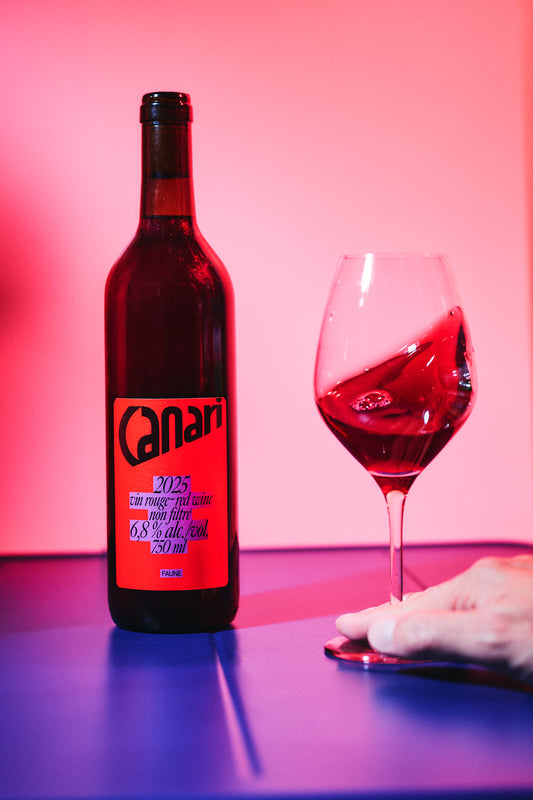 Vin Canari Faune 2025, caisse de 12 bouteilles